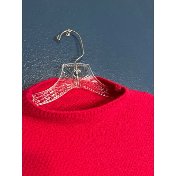 Stitches + Stripes Hot Pink Waffle Knit Sweater XL - Picture 7 of 9